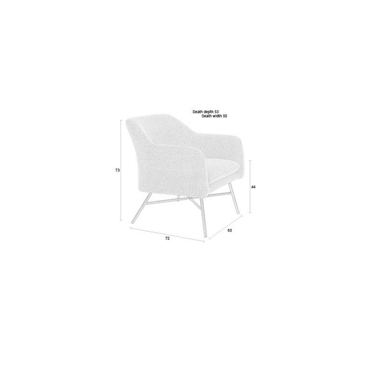 SESSEL Joaz Sessel/ Beige - Beige, Kunststoff (65/73/72cm) - Housecraft Living