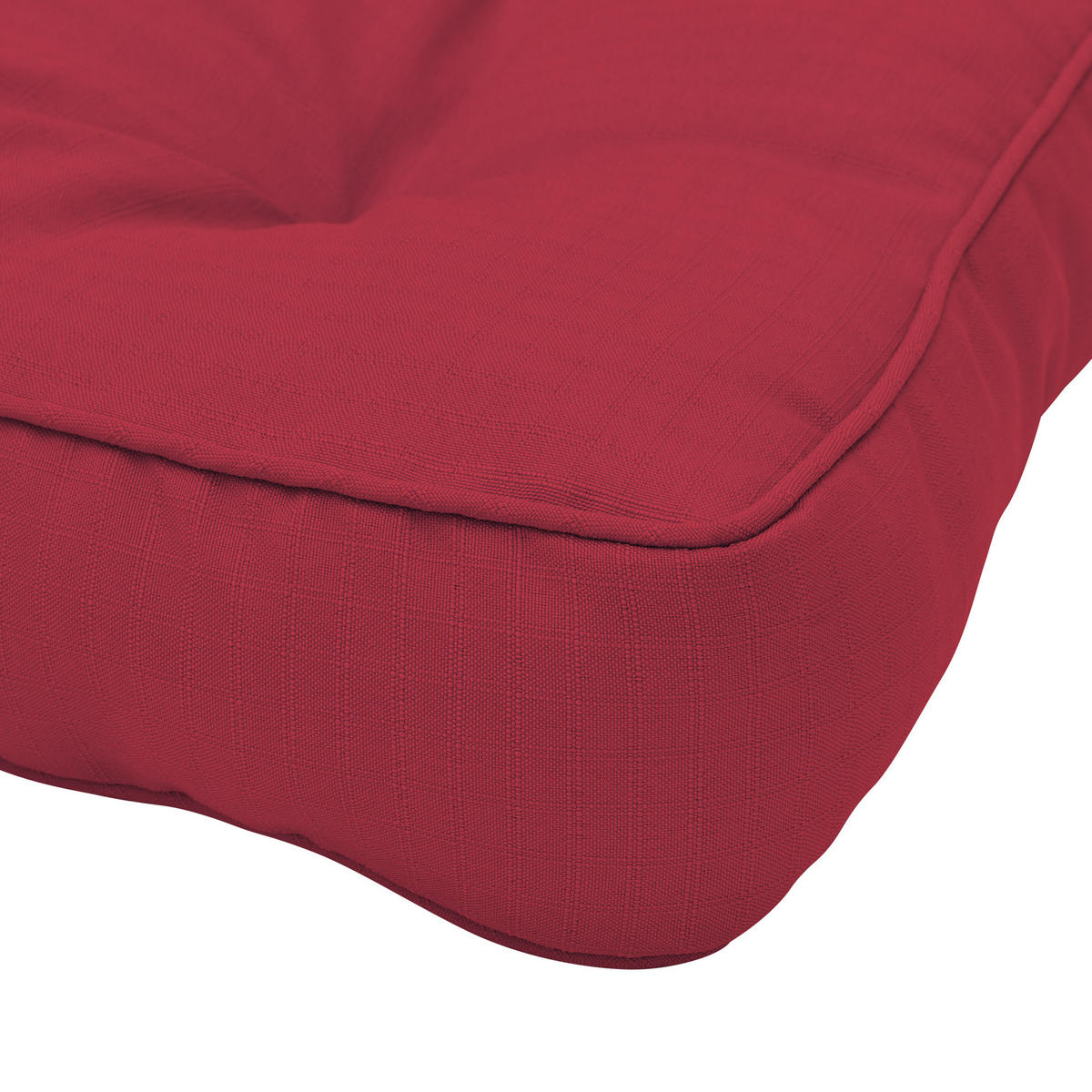 LOUNGEKISSEN Xluna Sitz 50/50/10 cm Rot - Rot, Textil (50/50/10cm) - Beautissu 