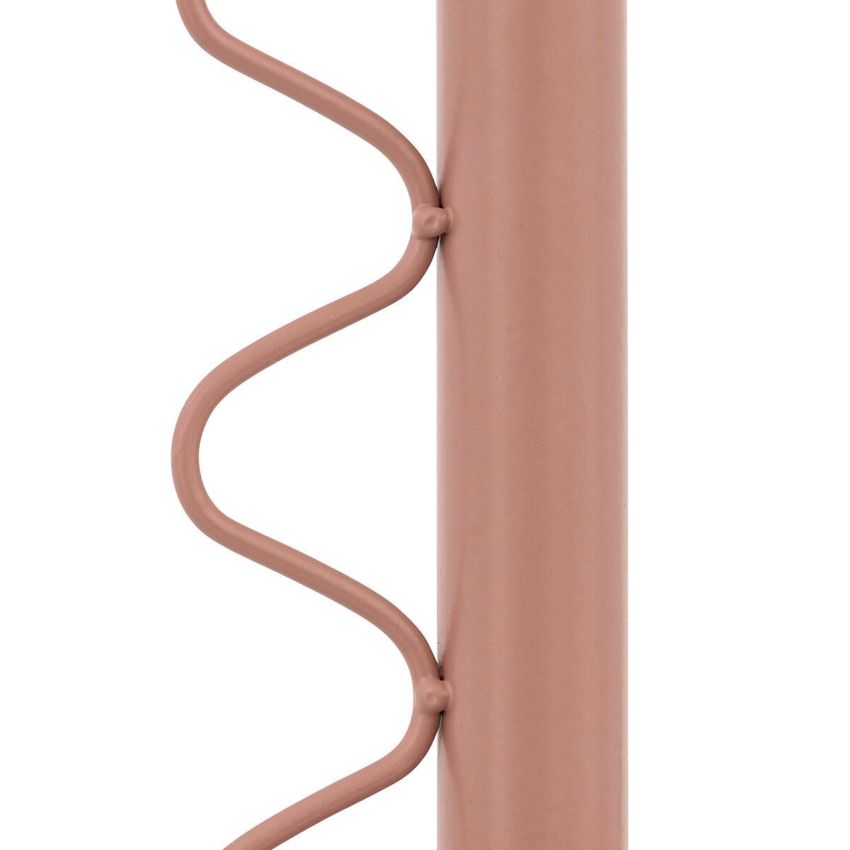 KERZENHALTER Metall Bliss 20 cm - Rosa, Metall (9.5/20/9.5cm) - Atmosphera Createur d´interieur
