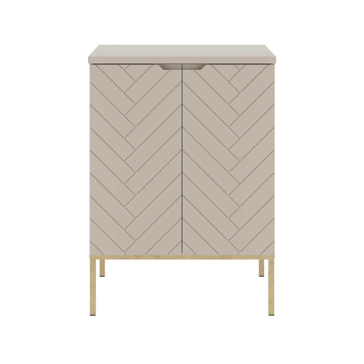 WASCHTISCHUNTERSCHRANK 60.6cm Daria Kaschmir - Beige, Holzwerkstoff (60.6/84.2/45.8cm) - Petits-meubles