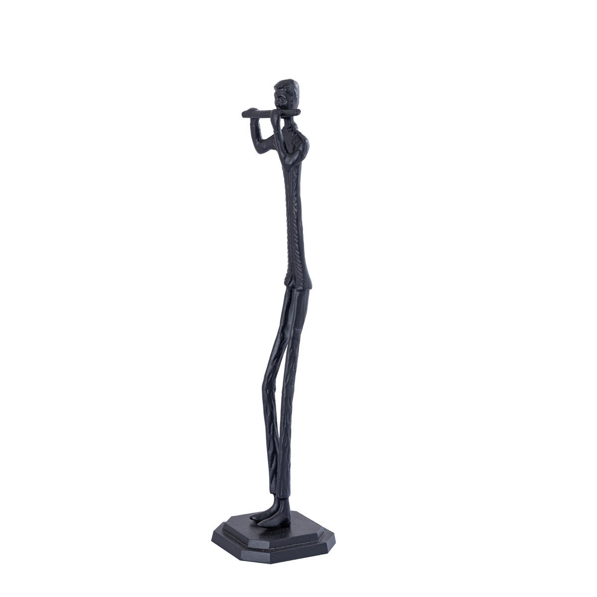SKULPTUR Kali Schwarz 12/16/70cm - Schwarz, Metall (16/70/12cm) - PTMD Collection