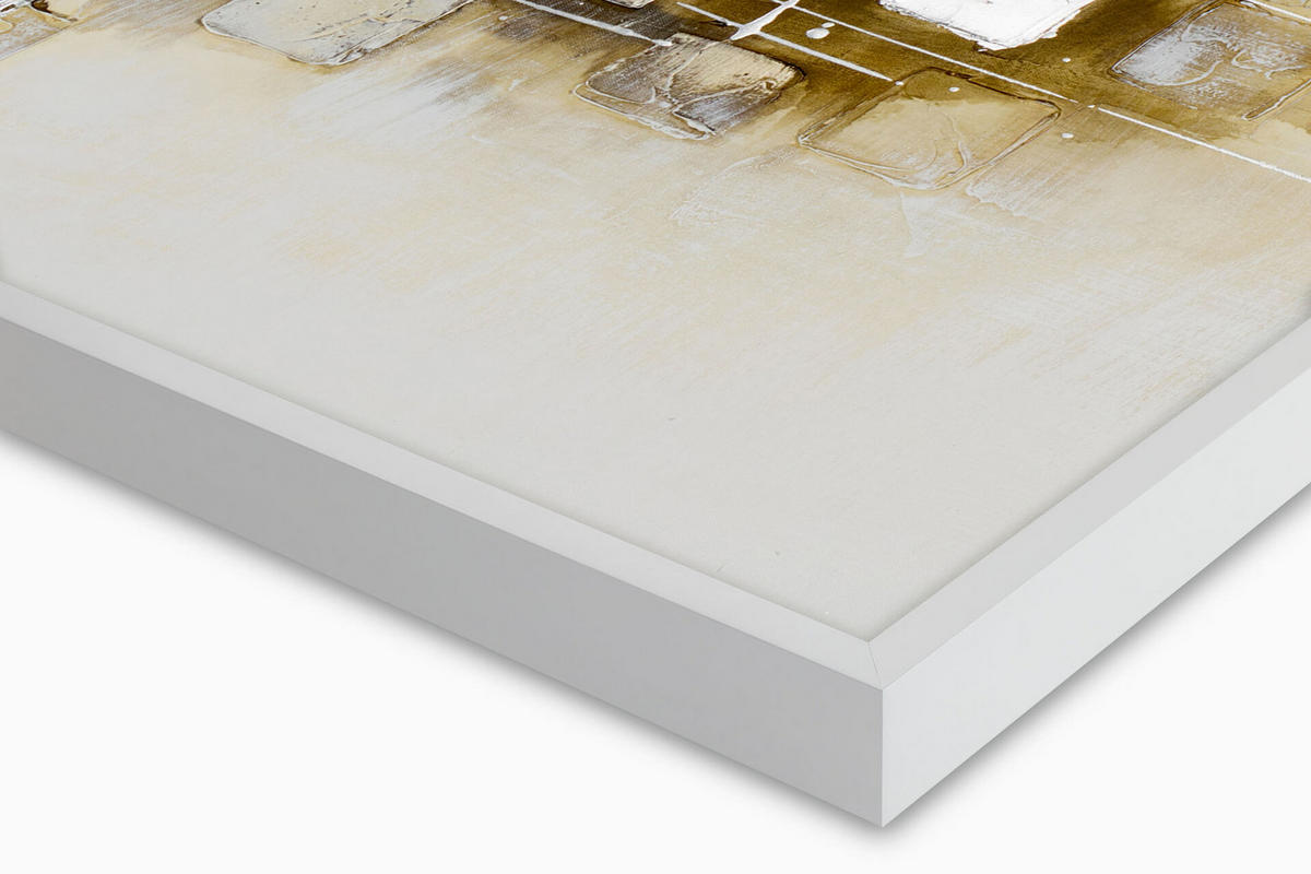 ÖLGEMÄLDE 120/60 cm - Beige/Braun, Holz/Textil (120/60cm) - KUNSTLOFT