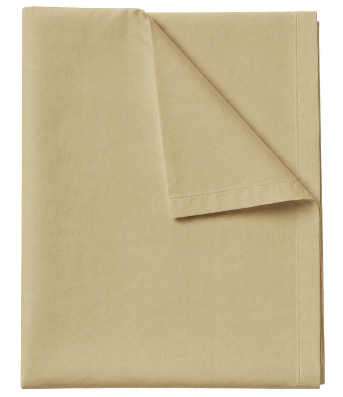BETTTLAKEN ohne Gummizug 140x250 cm, Betttuch aus 100% Baumwolle, Vielseitig verwendbares Haustuch - Macchiato - Hellbraun, Textil (140/250cm) - Carpe Sonno