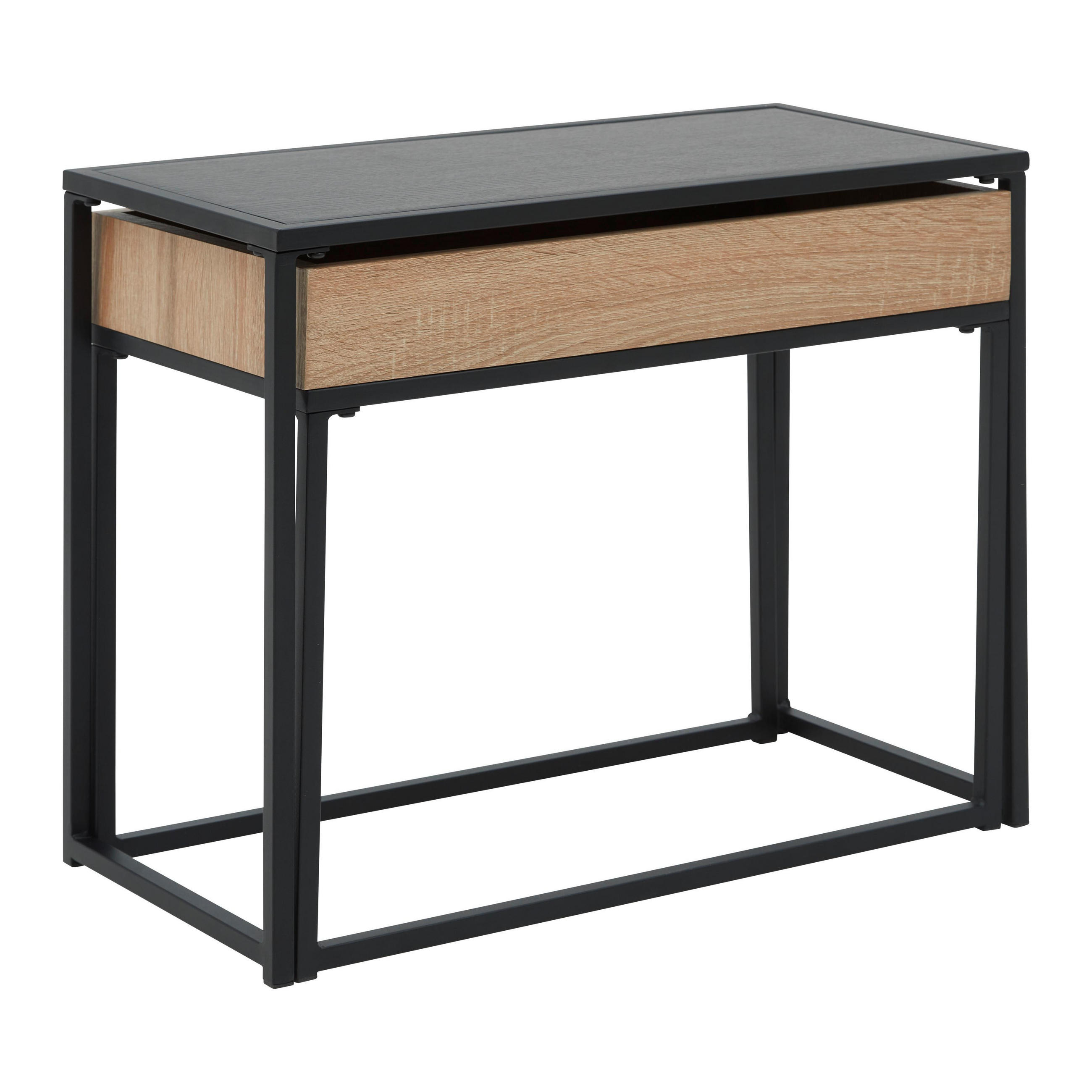 Bessagi Home Couchtisch Schwarz 30x48x60 cm