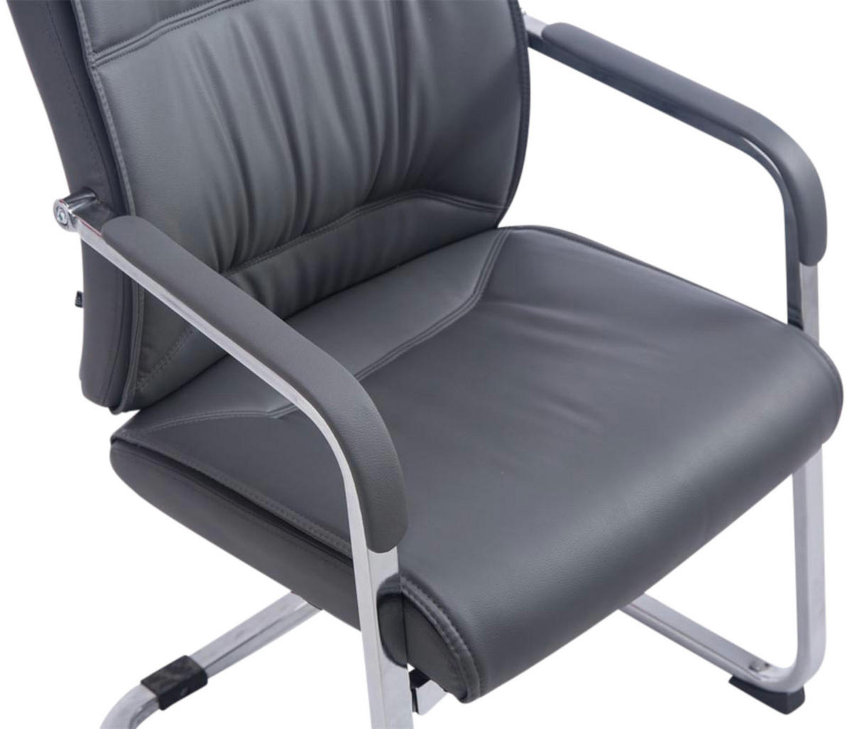 SCHWINGSTUHL 2er Set Lederlook grau - Grau, Textil/Metall (58/102/65cm) - CLP