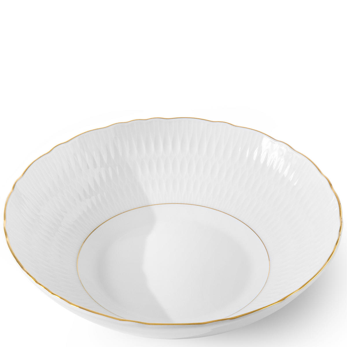 TELLER-SET SUPPENTELLER CMIELOW SOFIA 6-tlg aus Porzellan - Weiß, Keramik (22cm) - KONSIMO®