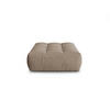POUF Bloom aus Samt hellbraun - Hellbraun, Textil (101/42/110cm) - Micadoni