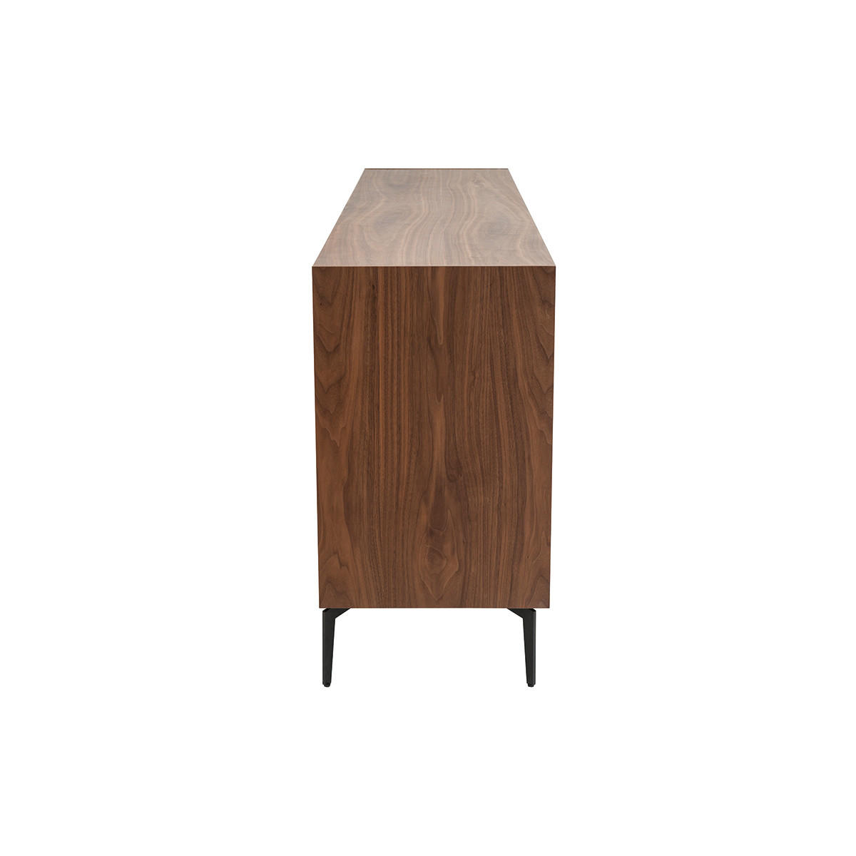 SIDEBOARD Walnussfurnier L180 cm BLISS - Walnussfarben, Holz (40/74.8/180.3cm) - Miliboo