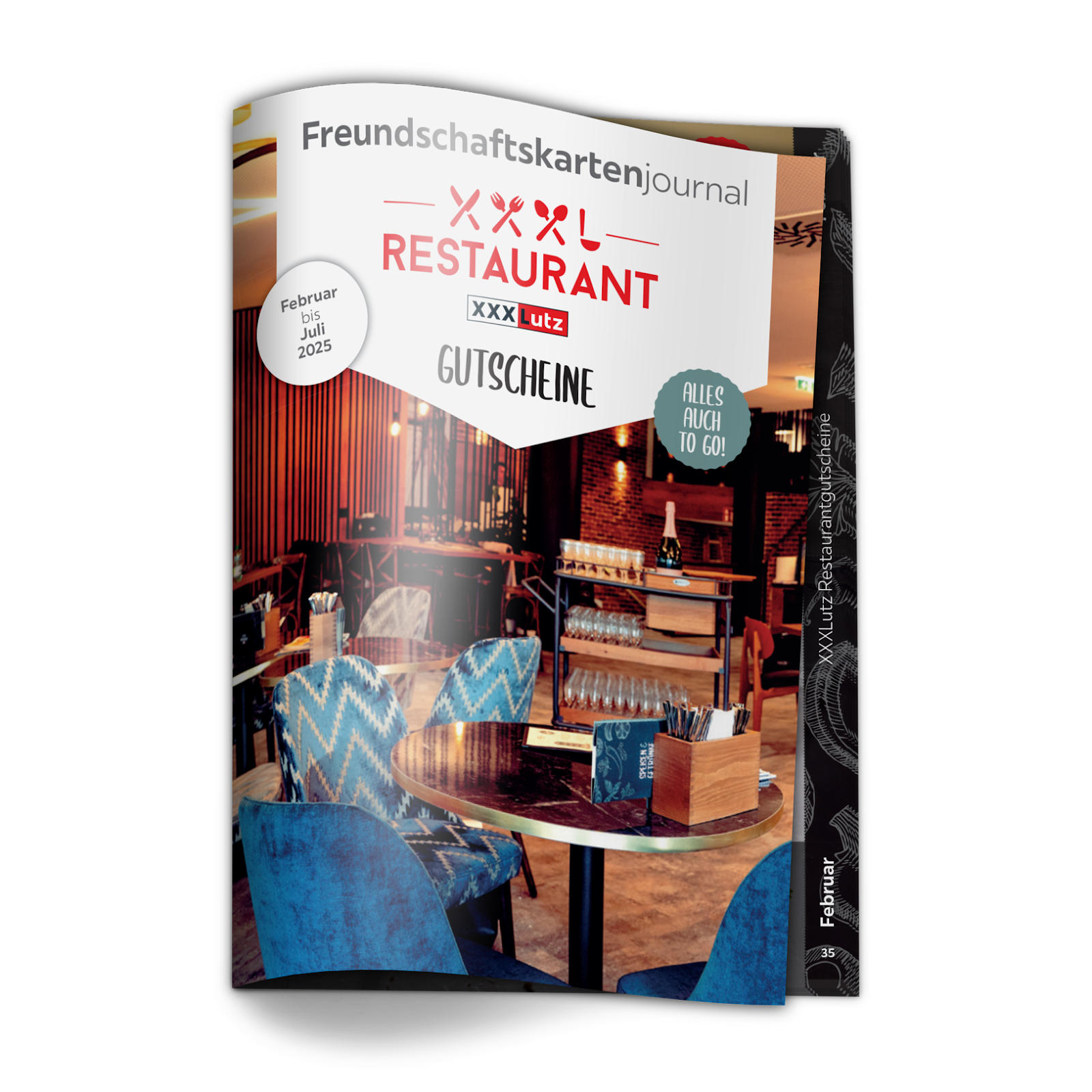 Freundschaftskartenjournal Restaurantgutscheine