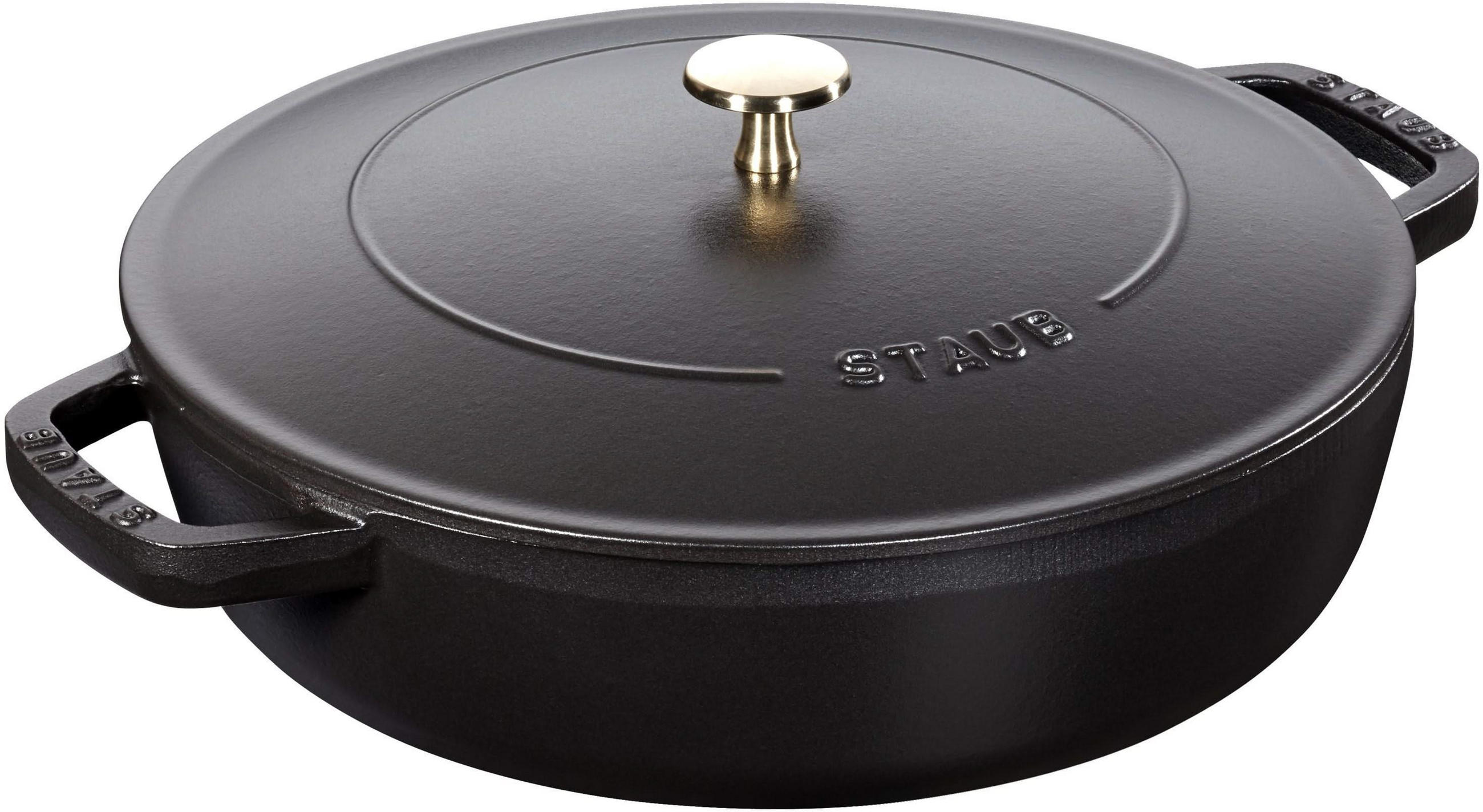 BRÄTER Chistera Schwarz - ø 28 cm / 3.7 liter - Schwarz, Metall (28cm)
