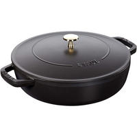 BRÄTER Chistera Schwarz - ø 28 cm / 3.7 liter - Schwarz, Metall (28cm)