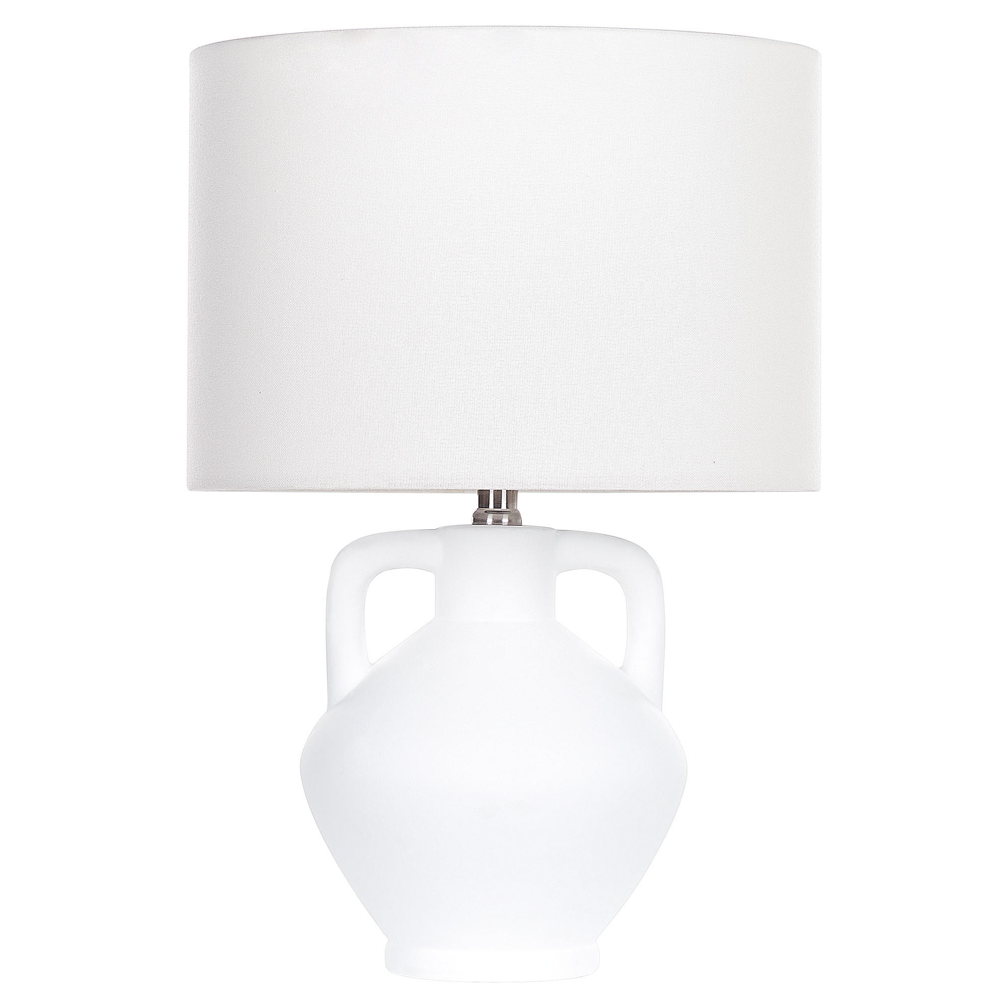 TISCHLAMPE Labrada 32/32/46 cm - Weiß, Keramik (32/32/46cm) - Beliani