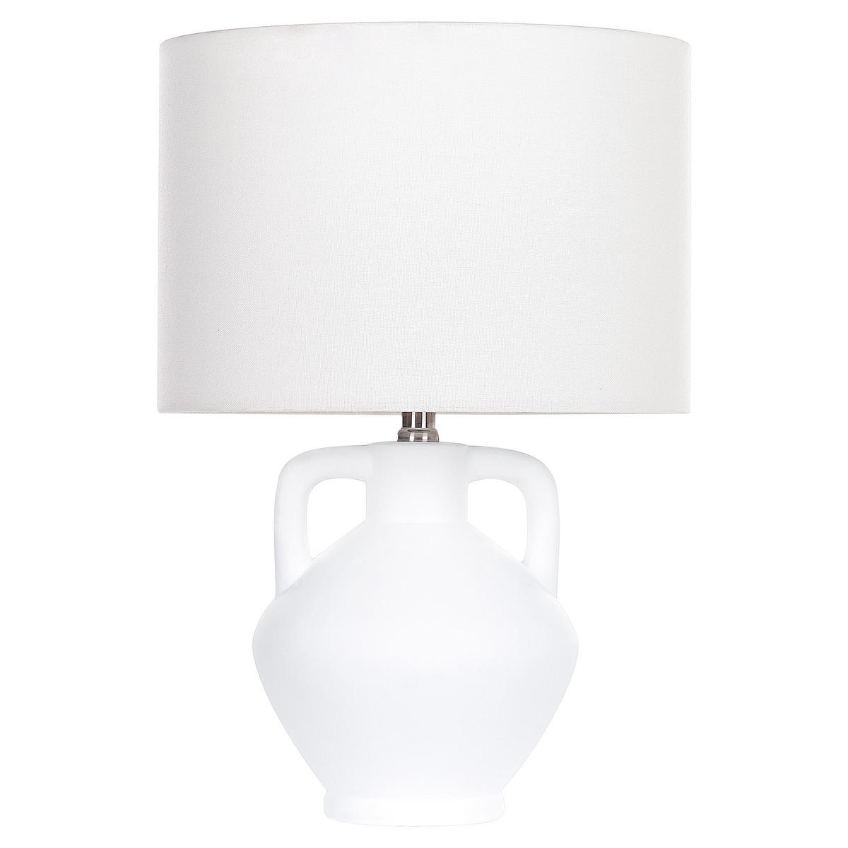 TISCHLAMPE Labrada 32/32/46 cm - Weiß, Keramik (32/32/46cm) - Beliani