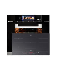 ELEKTRO-BACKOFEN 60 cm EH 6344 N + KCT 9110 FI Induktions Kochfeld 90 cm - Schwarz, Metall (59.4/59.4/57.5cm) - Kaiser Küchengeräte