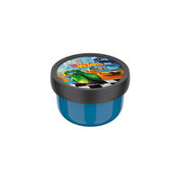FRUCHTBOX Campus (2026) Hot Wheels 300 ml - Blau/Multicolor, Kunststoff (10.4/6.7/10.4cm) - Mepal