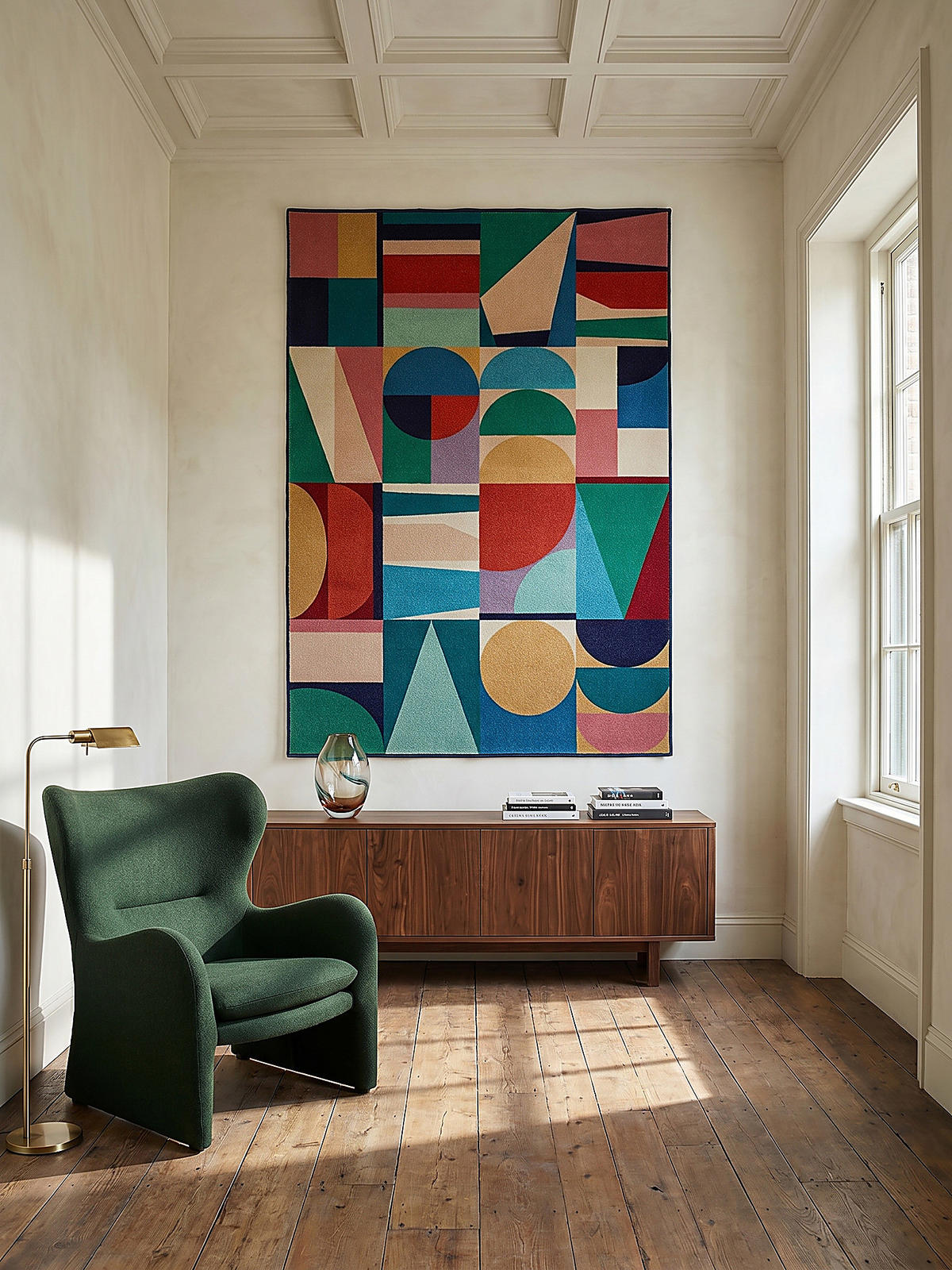 WOLLTEPPICH DAHLIA, geometrisch, aus Wolle, Bunt, 200 x 300 cm - Multicolor, Textil (300/200cm) - KADIMA DESIGN