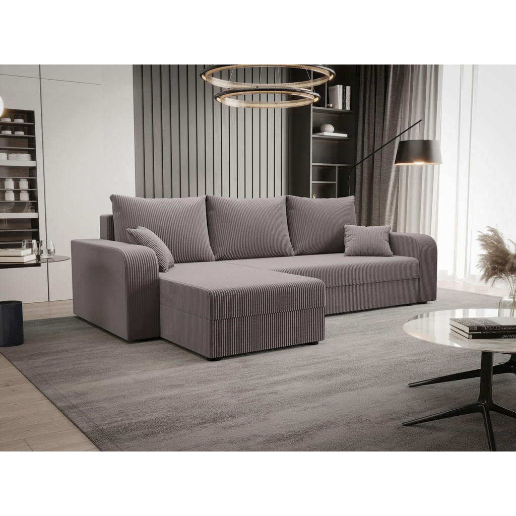 Thumbnail - Bedante Ecksofa, Grau, Textil, 4-Sitzer, 240x140 cm, Wohnzimmer, Sofas & Couches, Wohnlandschaften, Ecksofas