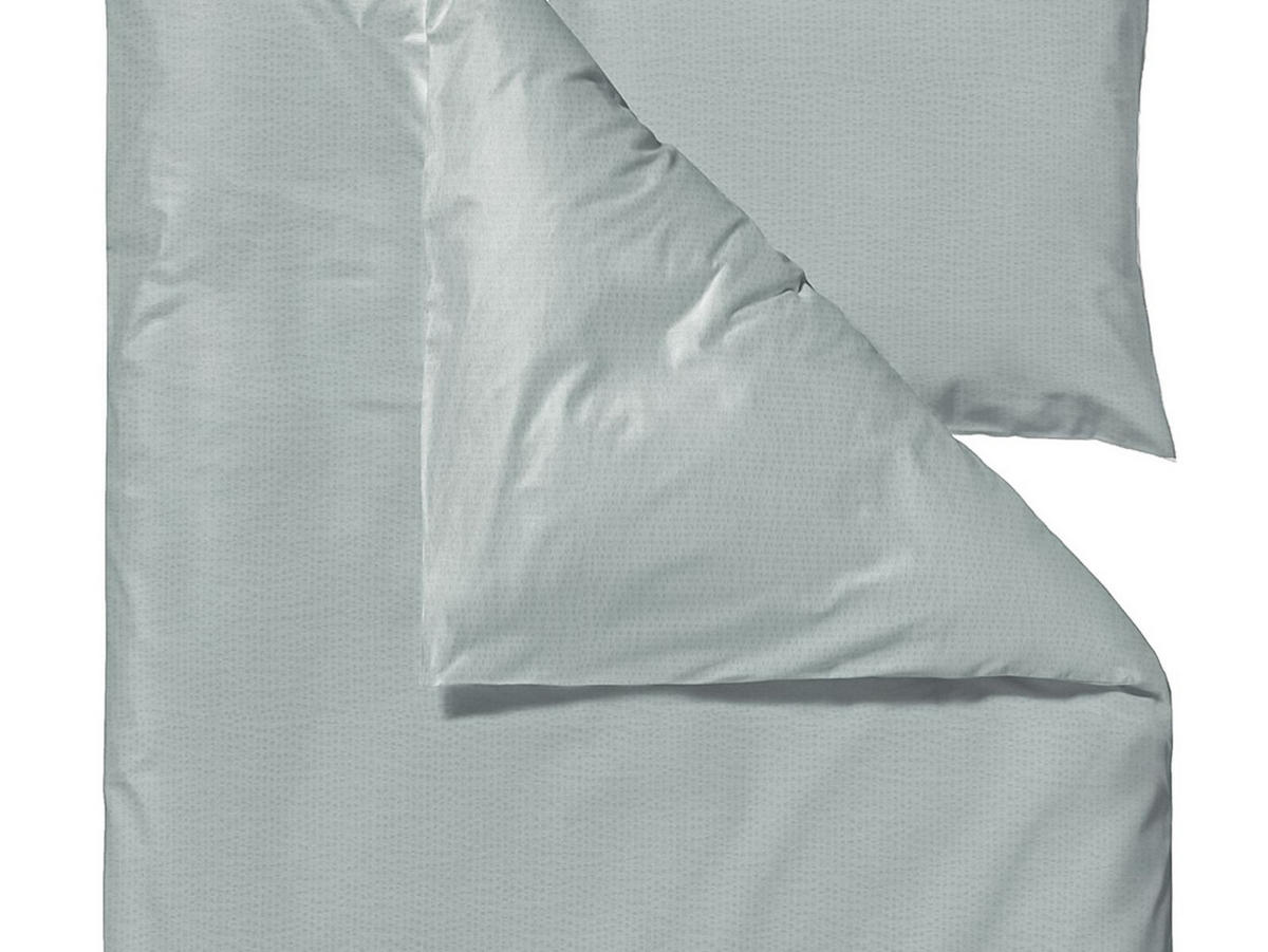 BETTWÄSCHE Wave türkis 135/200 cm Bio-Baumwolle - Türkis, Textil (135/200cm) - Södahl