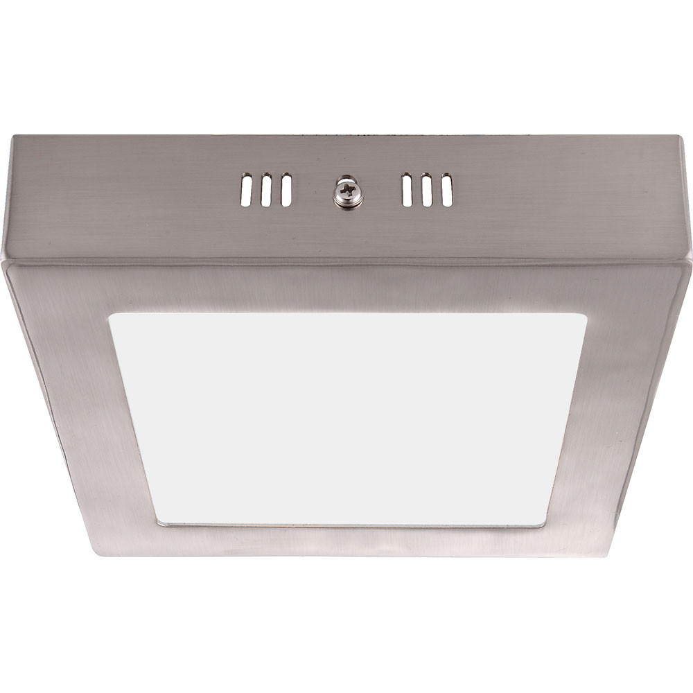 LED DECKENLEUCHTE Corvus Silber Metall Glas - Silberfarben, Glas (12/12/4cm) - Globo Lighting