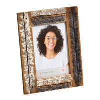 BILDERRAHMEN Dupla Portraitrahmen., 13x18 cm, creme/blau - Creme, Holzwerkstoff (20/25cm) - walther design