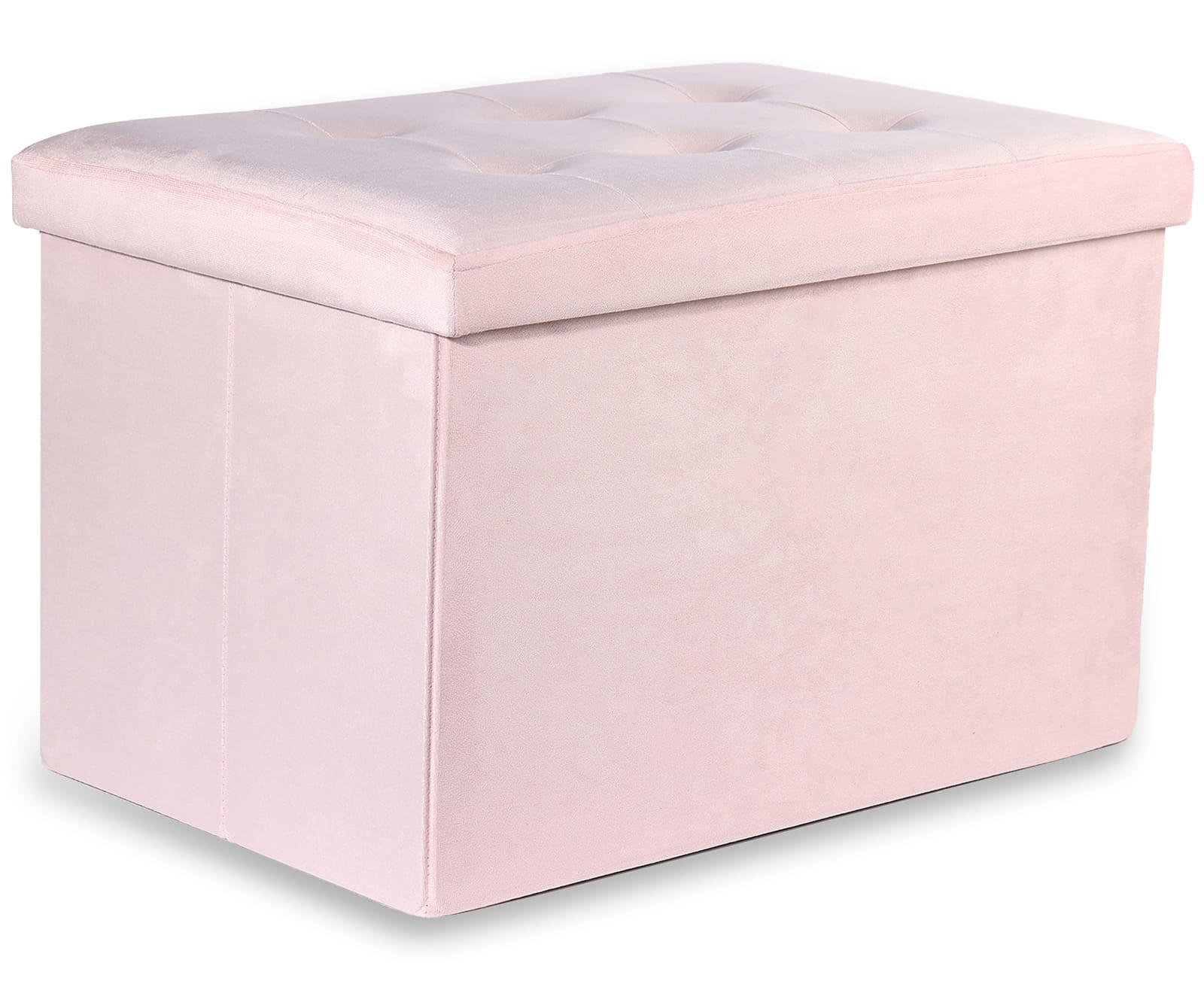 SITZBOX Ravello XL mit Knöpfen Rosa Samt - Pink, Textil (60/38/38cm) - Komodee