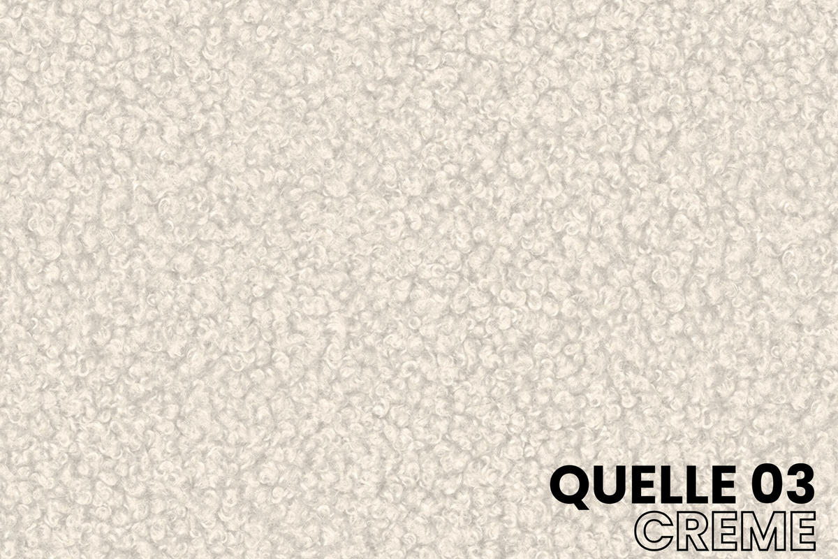 BOXBETT PAOLO 100/200 Boucle Creme mit Bonell-Federkernmatratze H3 - Creme, Holz/Holzwerkstoff (100/200cm) - Deine Möbel 24