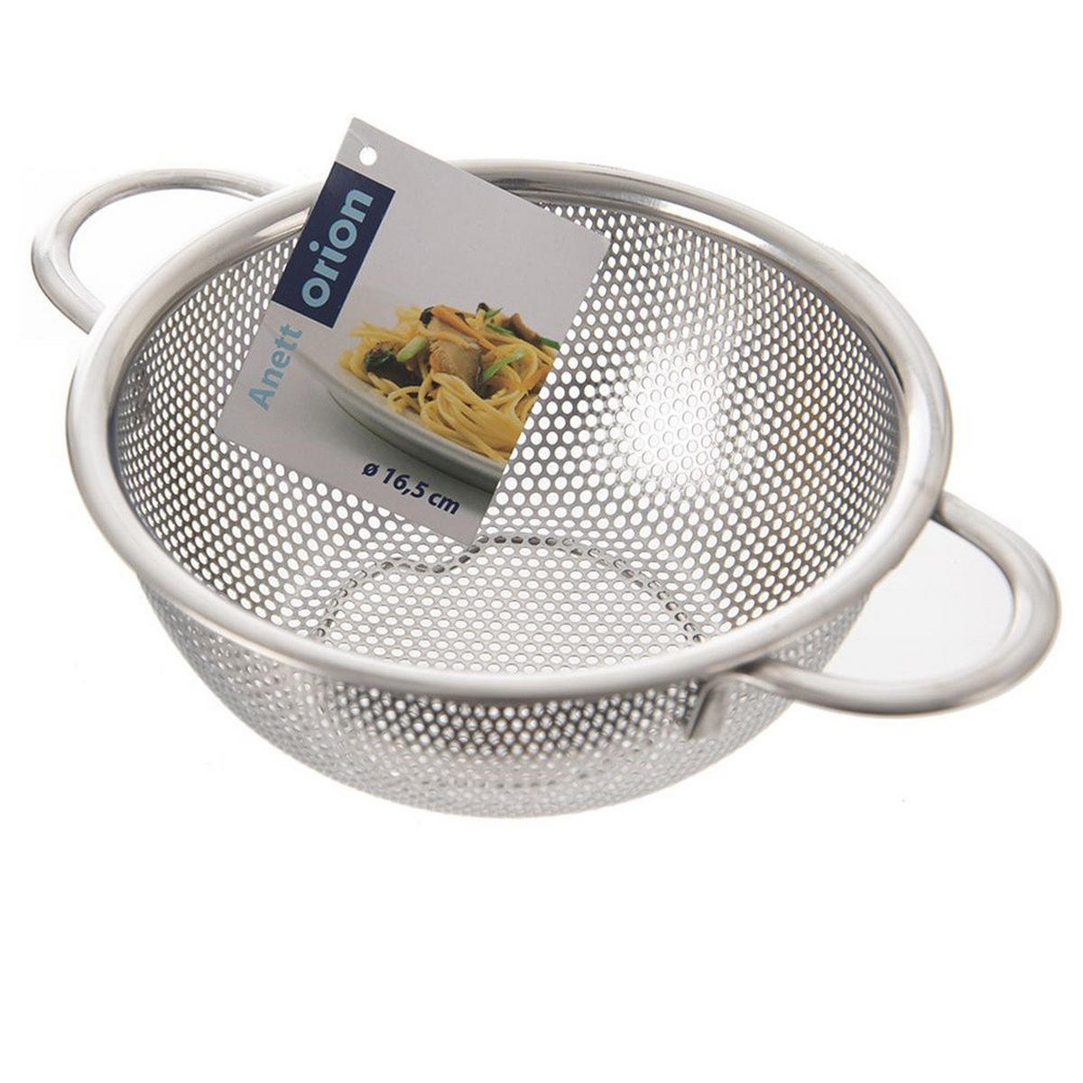 KÜCHENSIEB ANETT Silber 16,5 cm - Silberfarben, Metall (16.5cm) - Orion 