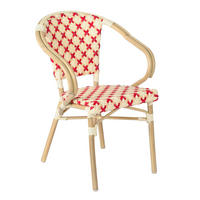 GARTENSTUHL, Rot - Rot, Holz (60/82/57cm) - Oviala