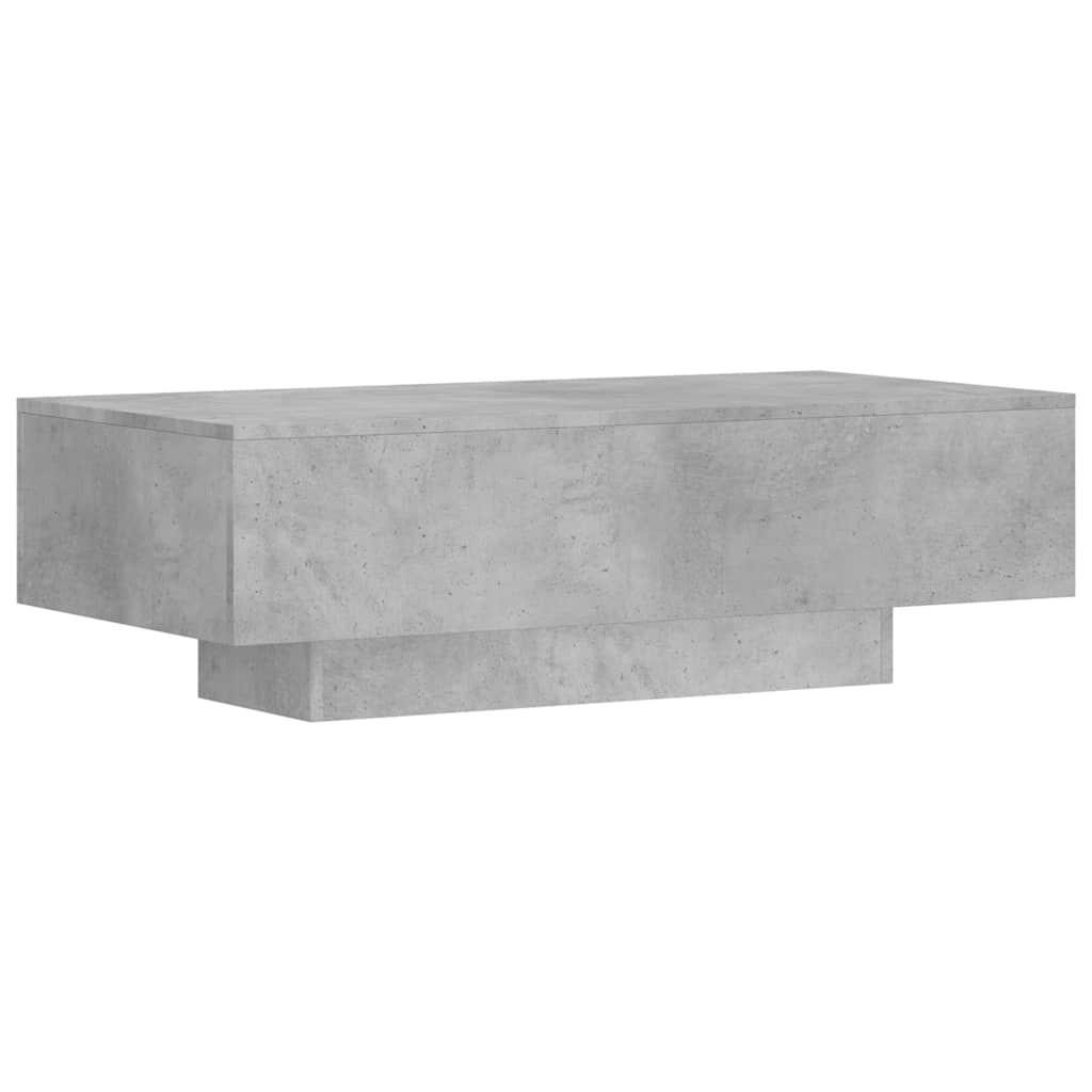 COUCHTISCH Betongrau 100/49,5/31 Cm Holzwerkstoff - Grau, Holzwerkstoff (100/49.5/31cm) - vidaXL