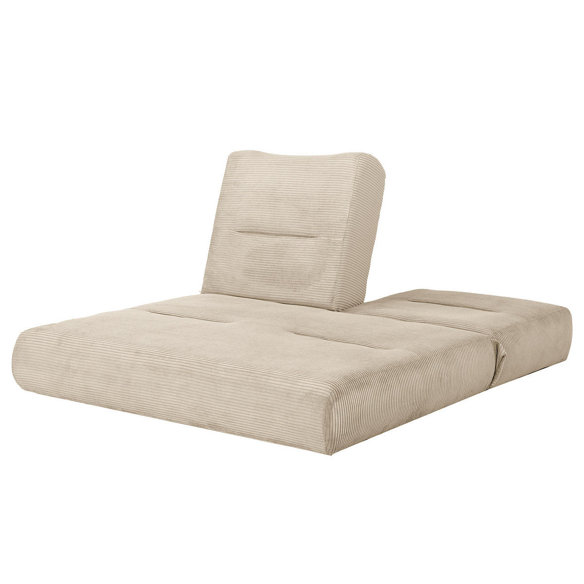 SCHLAFSOFA - Cordstoff - Beige, Textil (159/88/160cm) - home24