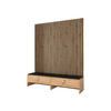 GARDEROBE Balma V - Schwarz Hochglanz, Holzwerkstoff (170/206/44cm) - MIRJAN24