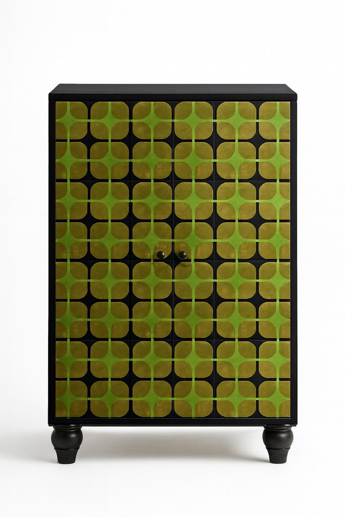 SCHRANK SIDEBOARD mit 2 Türen MARCUS - Olivgrün, Holzwerkstoff (75/127/45cm) - RNT By Really Nice Things