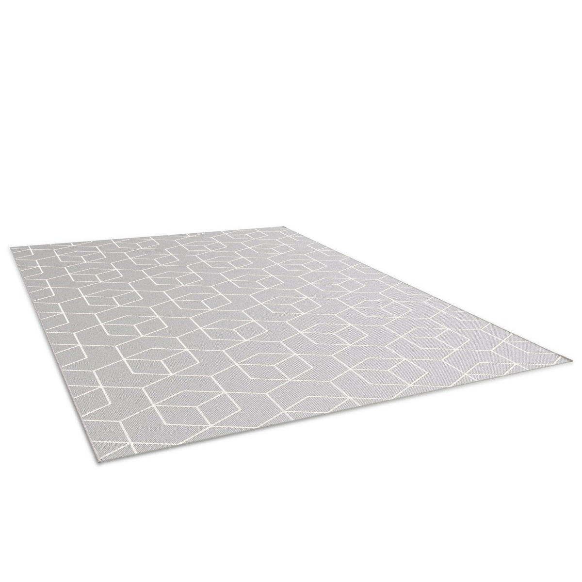 TEPPICH für Innen- und Außenbereiche grau - Grau, Textil (120/170cm) - AFK Living