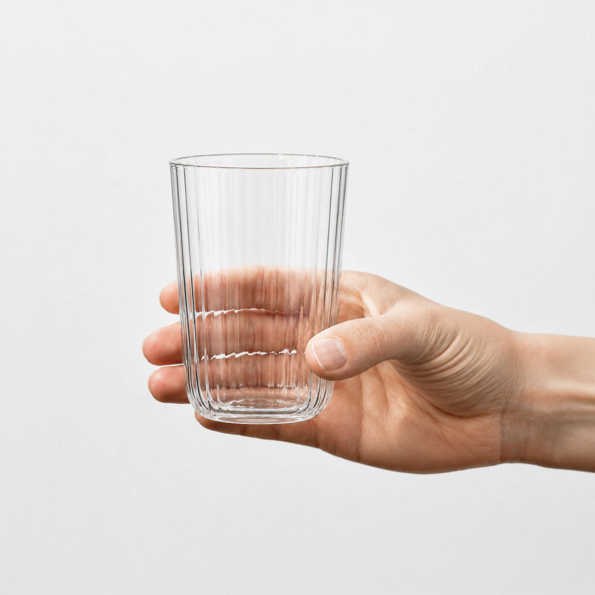 LONGDRINKGLÄSER XNO HIGHBALL OPTIC, 6ER-SET, 380 ML - Transparent, Glas (0.38L) - Krosno Glass