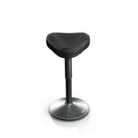 BÜROHOCKER Nexus Schwarz - Schwarz, Textil/Metall (36/64/36cm) - Clouvou