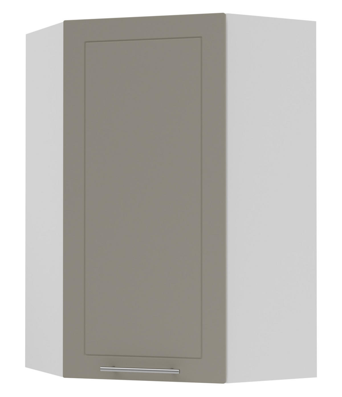 KÜCHENHÄNGESCHRANK Kvantum W4/10/60 Beige Matt / Weiß Matt 60 / 60 / 96cm - Beige/Weiß, Holz/Holzwerkstoff (60/96/60cm) - Feldmann-Wohnen
