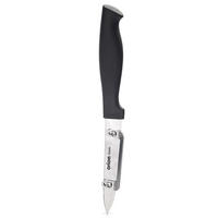 KÜCHENMESSER Schwarz Silber - Schwarz, Metall (19cm) - Orion 
