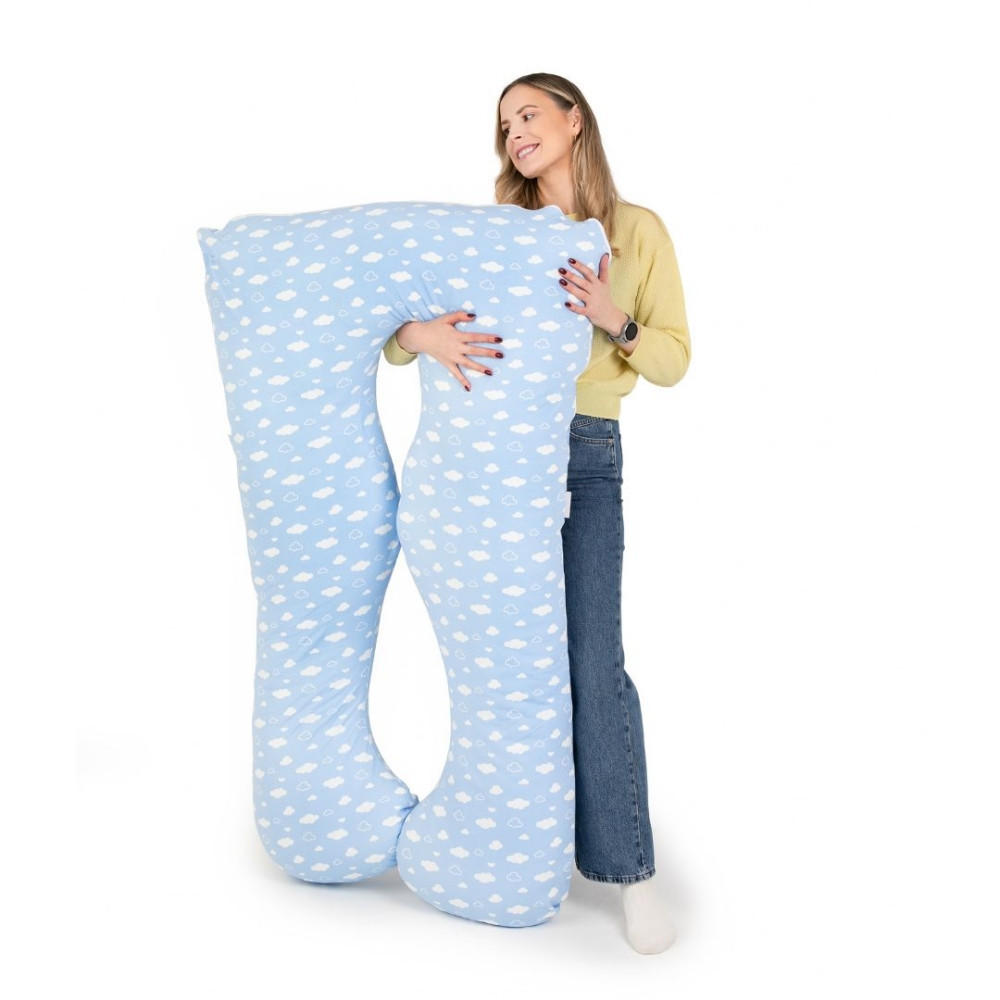 KOMFORTKISSEN - Blau, Textil (100/150cm) - KomfortKissen