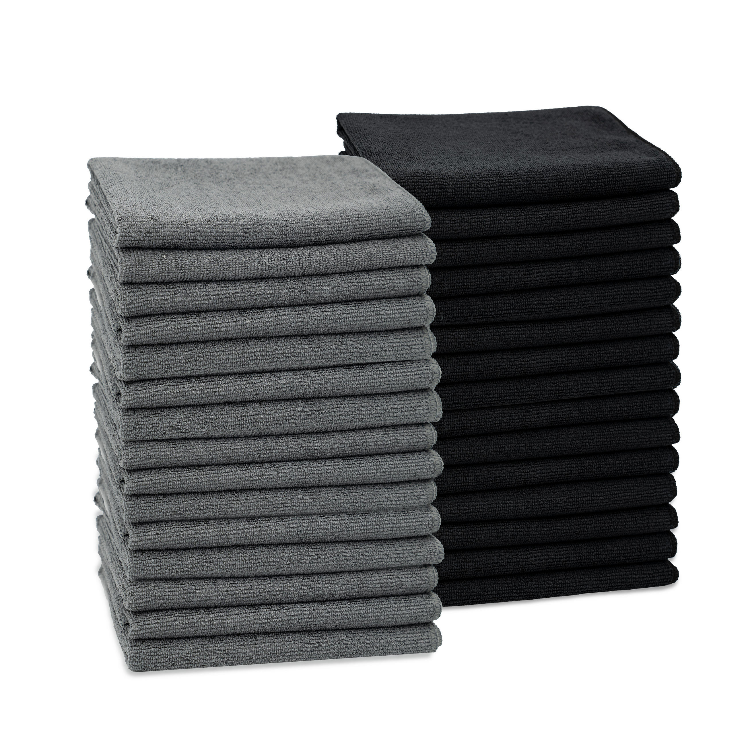 REINIGUNGSTÜCHER, 30er-Set, 32x32 cm, 80% Polyester, 20% Polyamid - Grau, Textil (32/32cm) - Zollner