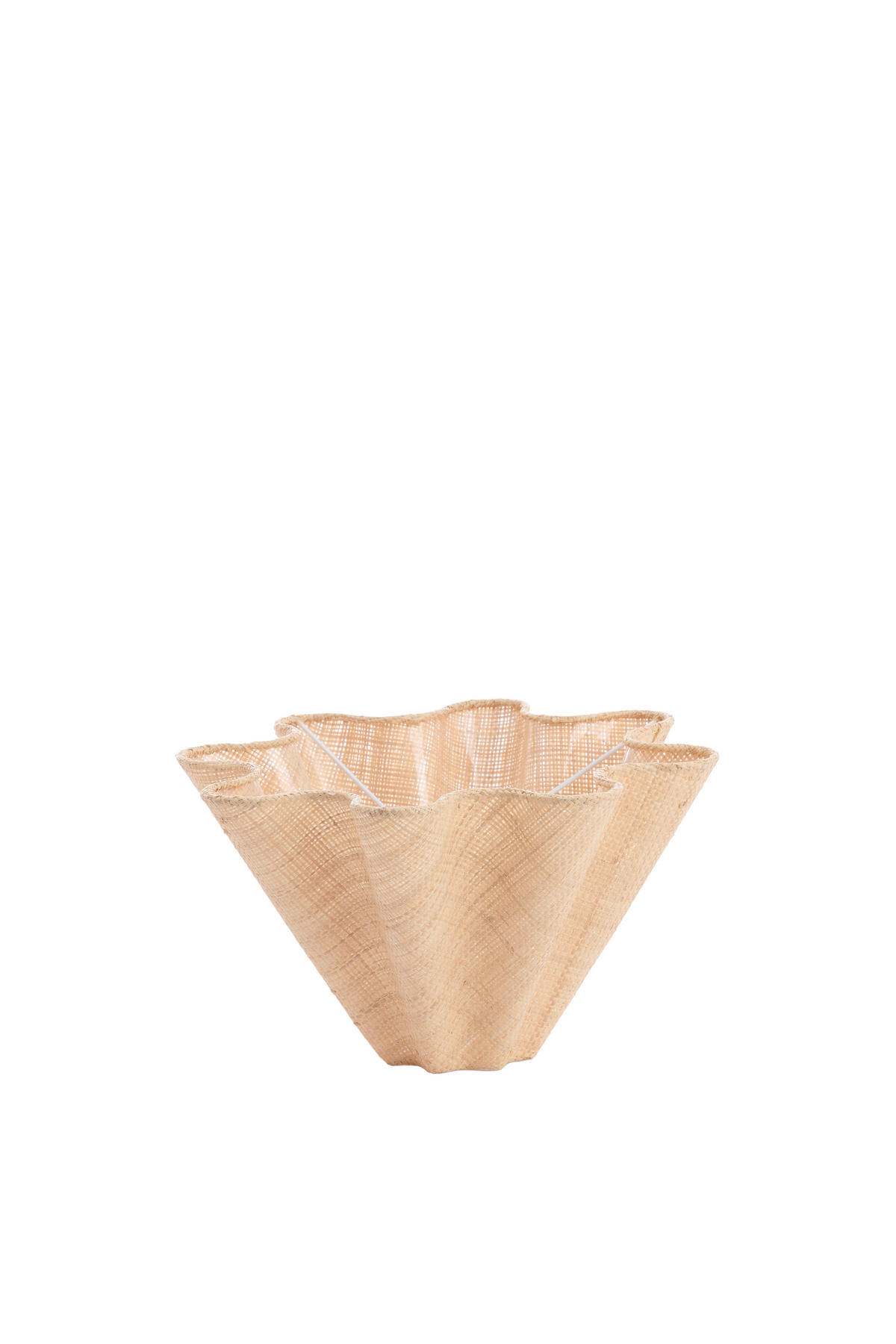 LAMPENSCHIRM Bezaha Braun Ø50/45 cm - Braun, Textil (50/50/45cm) - Light & Living