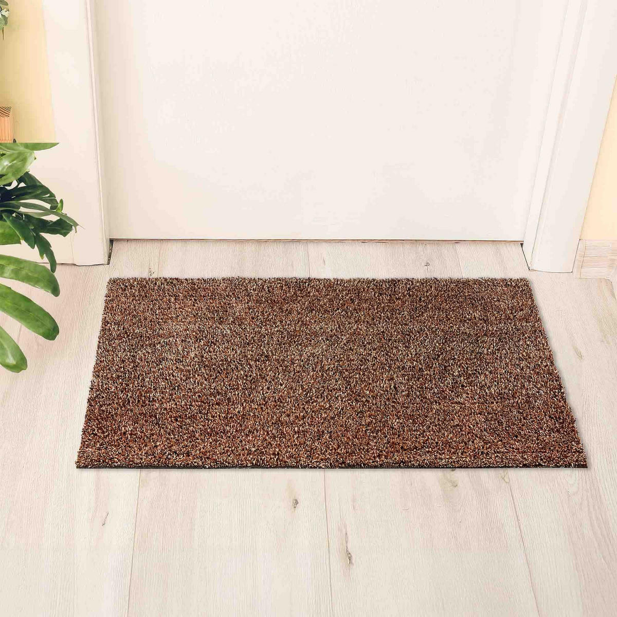 FUSSMATTE WASCHBAR QUARZIT - Braun, Textil (50/80cm) - Astra