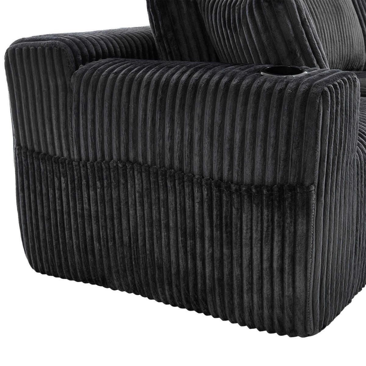 ECKSOFA 257/90-160/62 cm Grau - Grau, Textil (160/257cm)