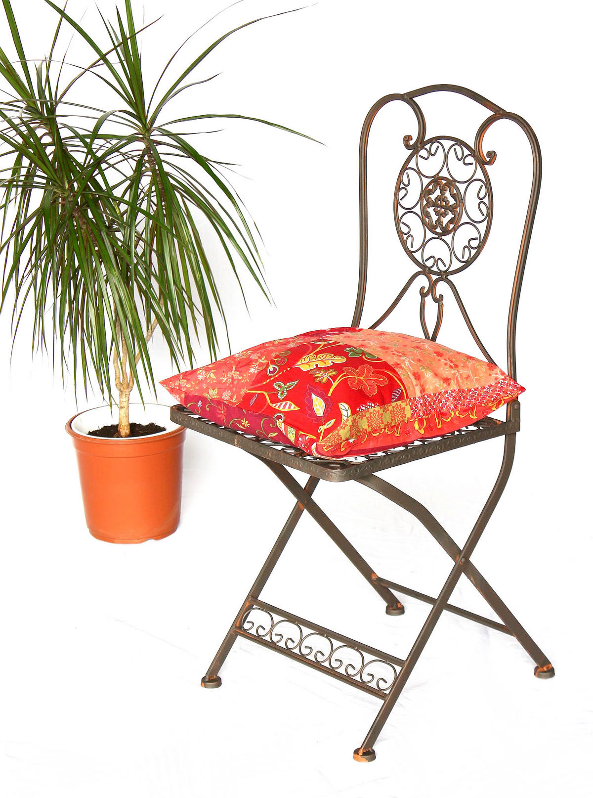 GARTENSTUHL Tecla Metall Braun 17921 - Braun, Metall (39/92/39cm) - DanDiBo