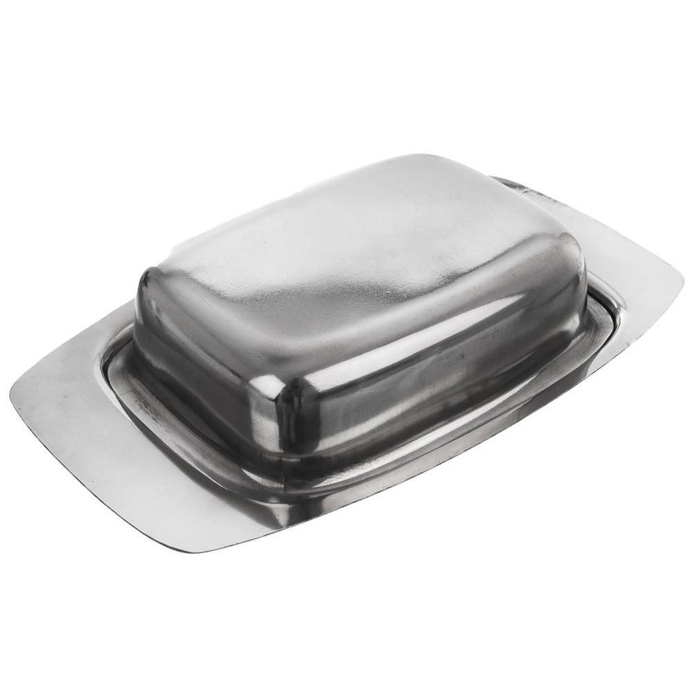 BUTTERDOSE Stahl - Silberfarben, Metall (12/8/18.5cm) - Orion 