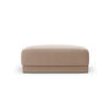 POUF Miley aus Samt cappuccino - Cappuccino, Textil (90/40/90cm) - Micadoni
