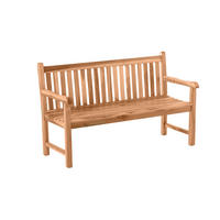 GARTENSITZBANK, 150 cm,Teakholz Teaka 2-Sitzer - Naturfarben, Holz (150/92/63cm) - TPFGarden