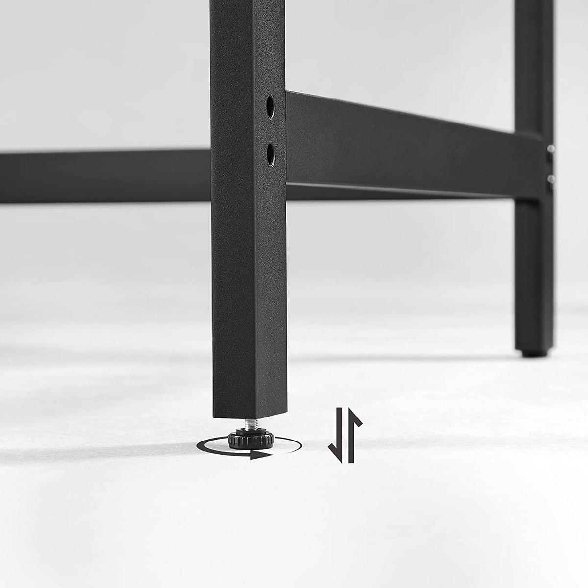 SCHREIBTISCH COMPUTERTISCH - Schwarz, Holzwerkstoff (120/60/75cm) - Hansiro