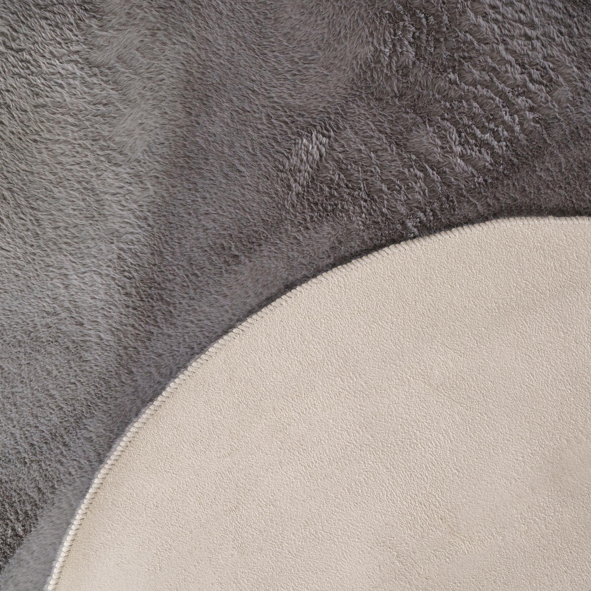 KURZFLORTEPPICH 120/160 cm Pelt 640 - Anthrazit, Textil (120/160cm) - Paco Home