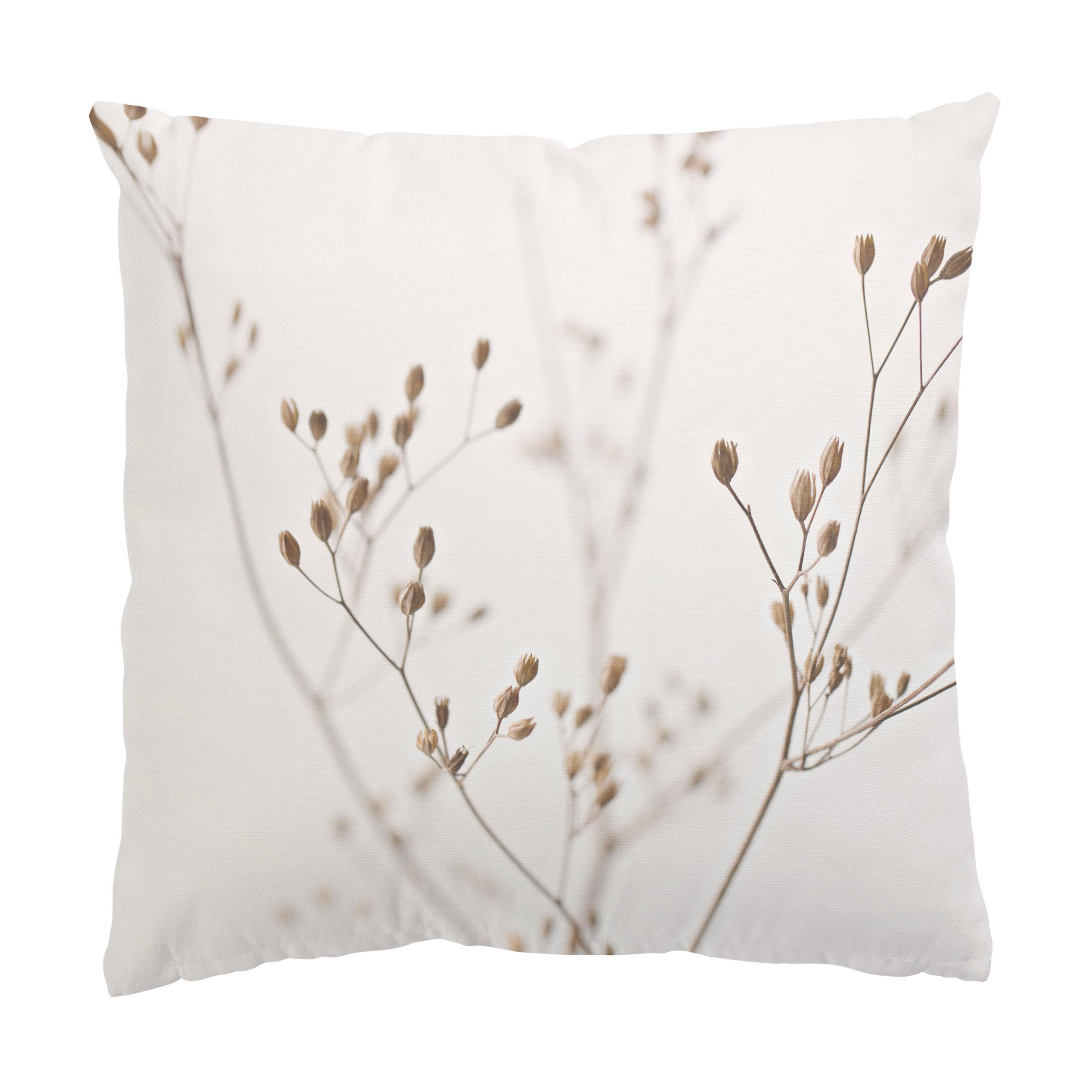 Bilderwelten Kissenbezug Beige 50x50 cm