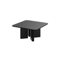 COUCHTISCH quadratisch Schwarz Hochglanz 80/80/50 cm - Schwarz Hochglanz, Holzwerkstoff (80/80/50cm) - designimpex